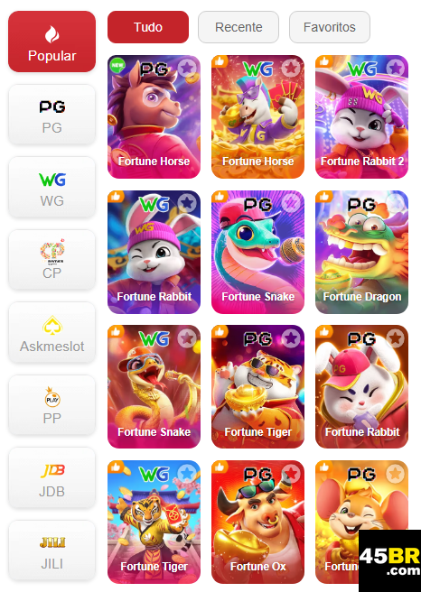 Experiência de Jogos 45br.com